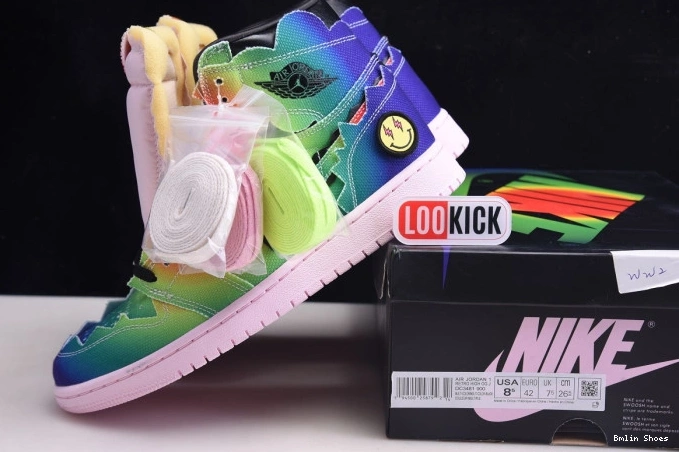Bmlin X BALVIN AIR DC3481-900 JORDAN 1 HIGH OG J 0803